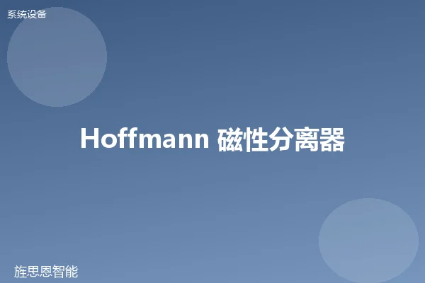 Hoffmann 磁性分离器