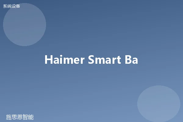 Haimer Smart Balance 集中供液系统